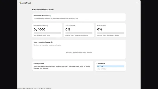 ArmoFraud ‑ AI Fraud Detection screenshot