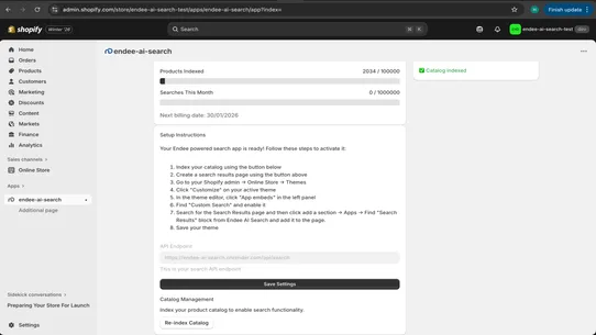 endee‑ai‑search screenshot