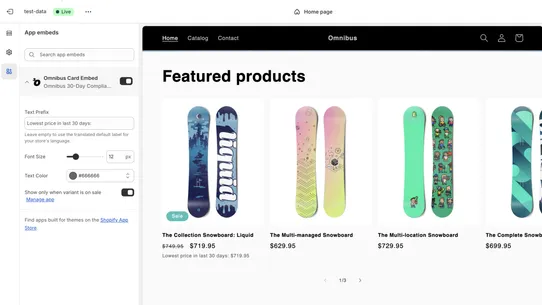 Omnibus 30‑Day Compliance screenshot
