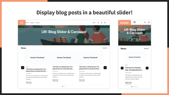 UR: Blog Slider &amp; Carousel screenshot