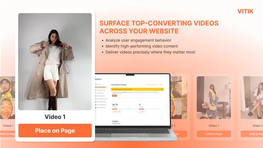Vitik ‑ Shoppable Videos Reels screenshot