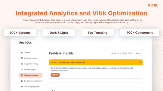 Vitik ‑ Shoppable Videos Reels screenshot