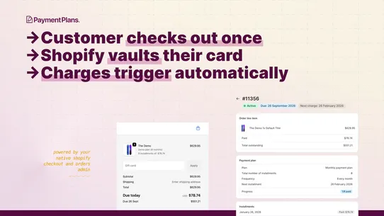 Payment Plans (By PreProduct) screenshot