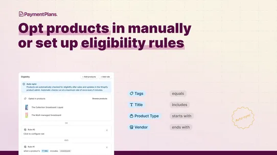 Payment Plans (By PreProduct) screenshot