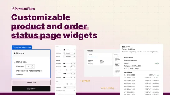 Payment Plans (By PreProduct) screenshot