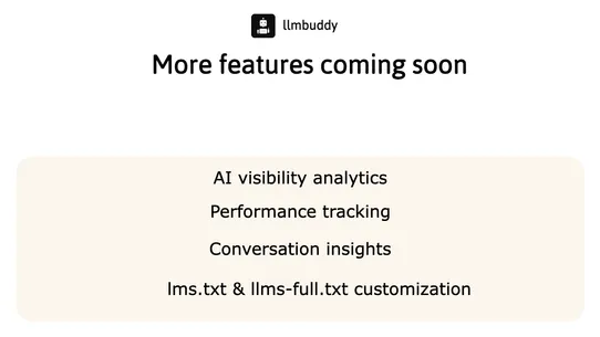 LLMbuddy screenshot