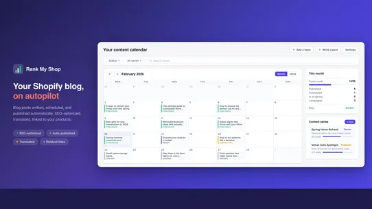 Rank My Shop screenshot