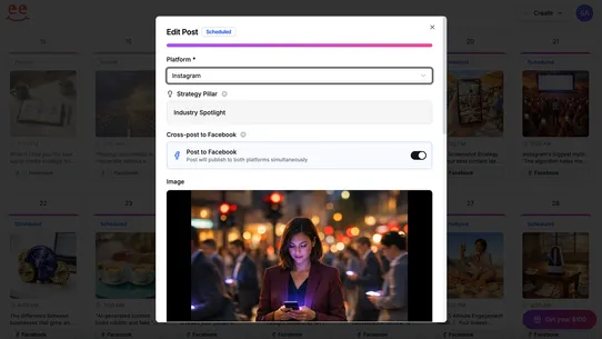 Spreadcheer Social Media Posts screenshot