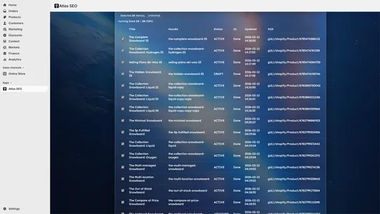 Automatic SEO ‑ Atlas AI screenshot