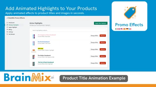 BrainMix Promo Effects screenshot