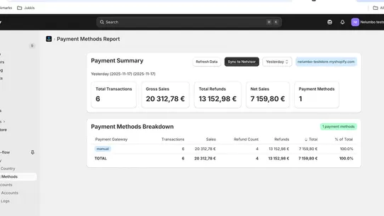 Nelumbo Flow Kirjanpito screenshot