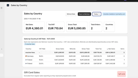 Nelumbo Flow Kirjanpito screenshot