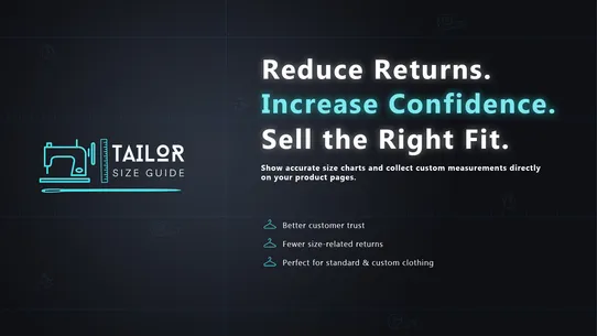 Tailor Size Guide screenshot