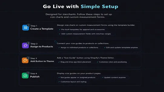 Tailor Size Guide screenshot
