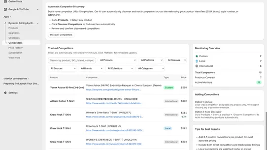 Blizzard AI Dynamic Pricing screenshot