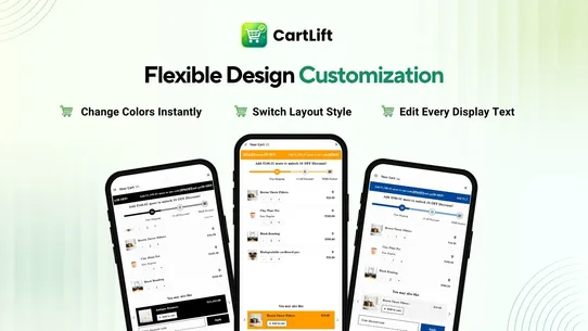 CartLift: Cart Drawer &amp; Upsell screenshot