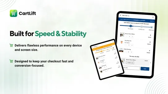 CartLift: Cart Drawer &amp; Upsell screenshot