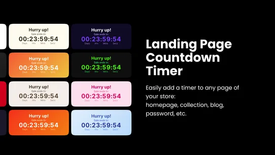 Pixels Countdown Timers screenshot