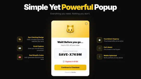 DontGo: Exit Popup &amp; Discounts screenshot