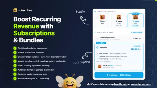 Subscriptions App Subscribee screenshot
