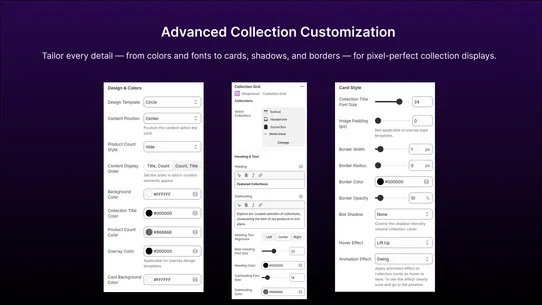 Ace ‑ Collections Showcase screenshot