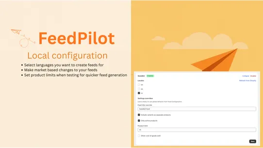 FeedPilot: Multi‑Market Feeds screenshot