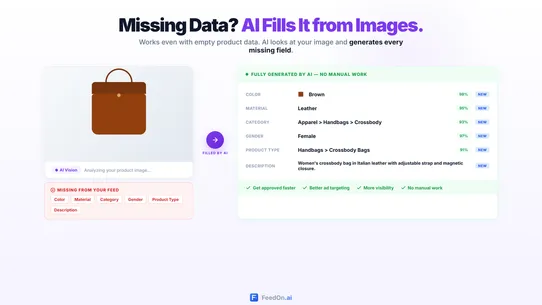 Feedon AI: Fix Shopping Feed screenshot