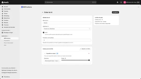MDPositions screenshot
