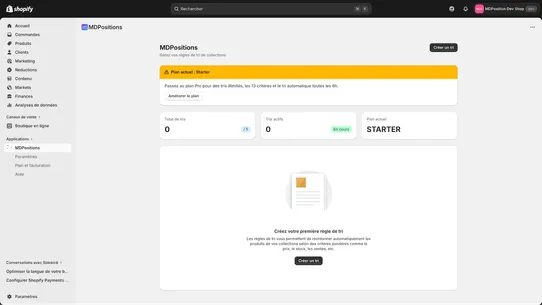 MDPositions screenshot