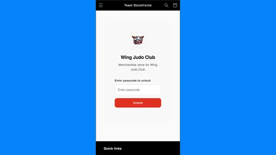 Team Storefronts screenshot