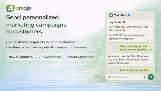 Amojo Chat Marketing screenshot