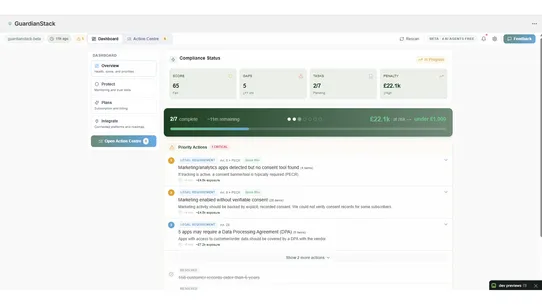 GuardianStack screenshot