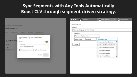 ECPower Segment Management screenshot