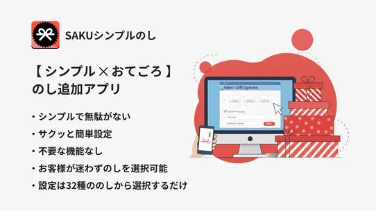 SAKUシンプルのし screenshot