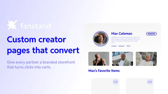 Fanstand: Creator Storefronts screenshot