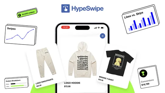 HypeSwipe: Swipes to Sales screenshot