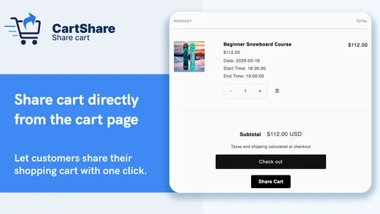 CartShare ‑ Easy Cart Sharing screenshot