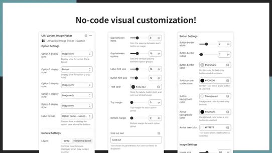 UR:Variant Image Picker｜Swatch screenshot