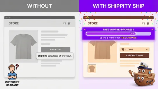 Shippity ‑ Free Shipping Bar screenshot