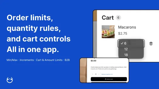 Pasilobus Order Limits screenshot