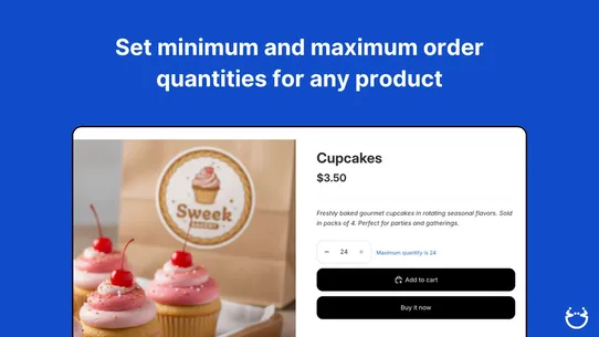 Pasilobus Order Limits screenshot