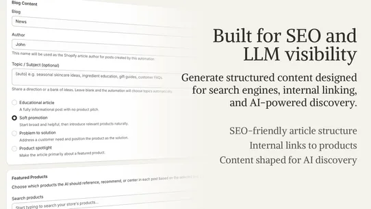 Supra Blog Automation screenshot