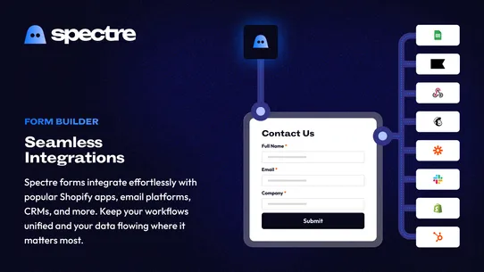 Spectre: Contact Form Builder screenshot