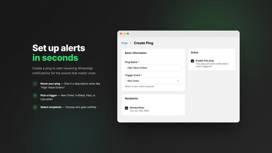 Staff Ping screenshot