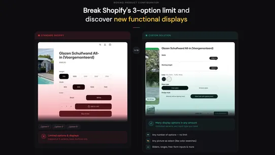 Boring Product Configurator screenshot
