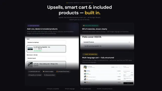 Boring Product Configurator screenshot