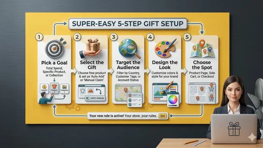 Free Gift &amp; BOGO – Cart Reward screenshot