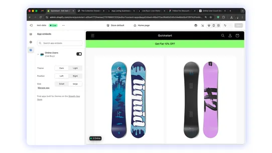 Live Buzz: Live Visitor Count screenshot