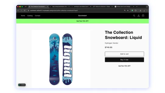 Live Buzz: Live Visitor Count screenshot