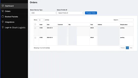 Shark Logistic screenshot